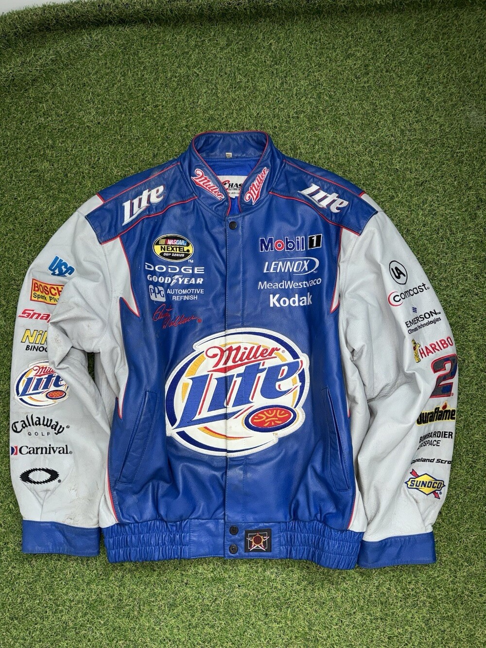 Vintage NASCAR Racing Jacket Chase Authentics Size L